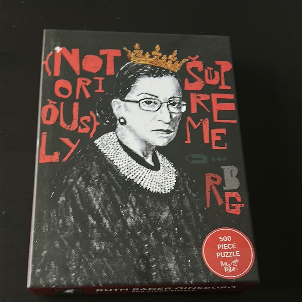 Ruth Bader Ginsberg 500 Piece Puzzle